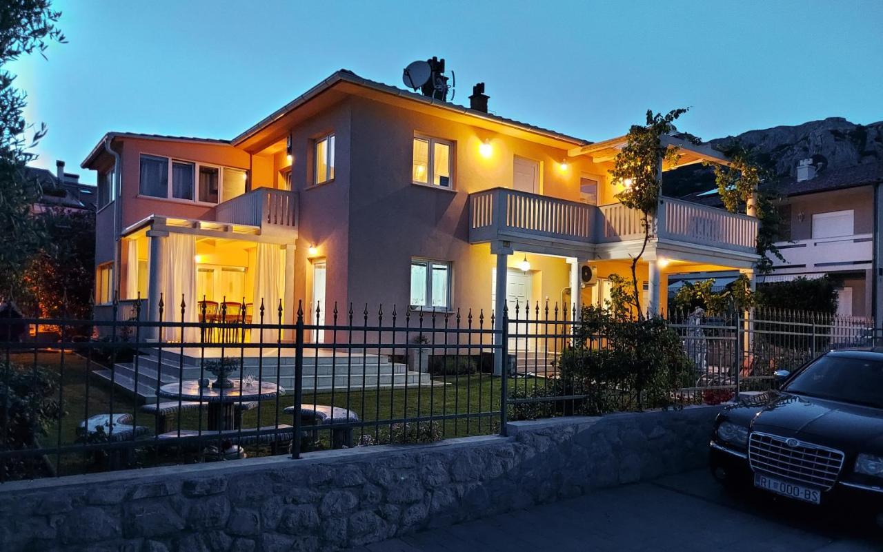 Villa Schober Baška Exteriör bild